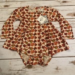 Kate Quinn fall leaves romper dress